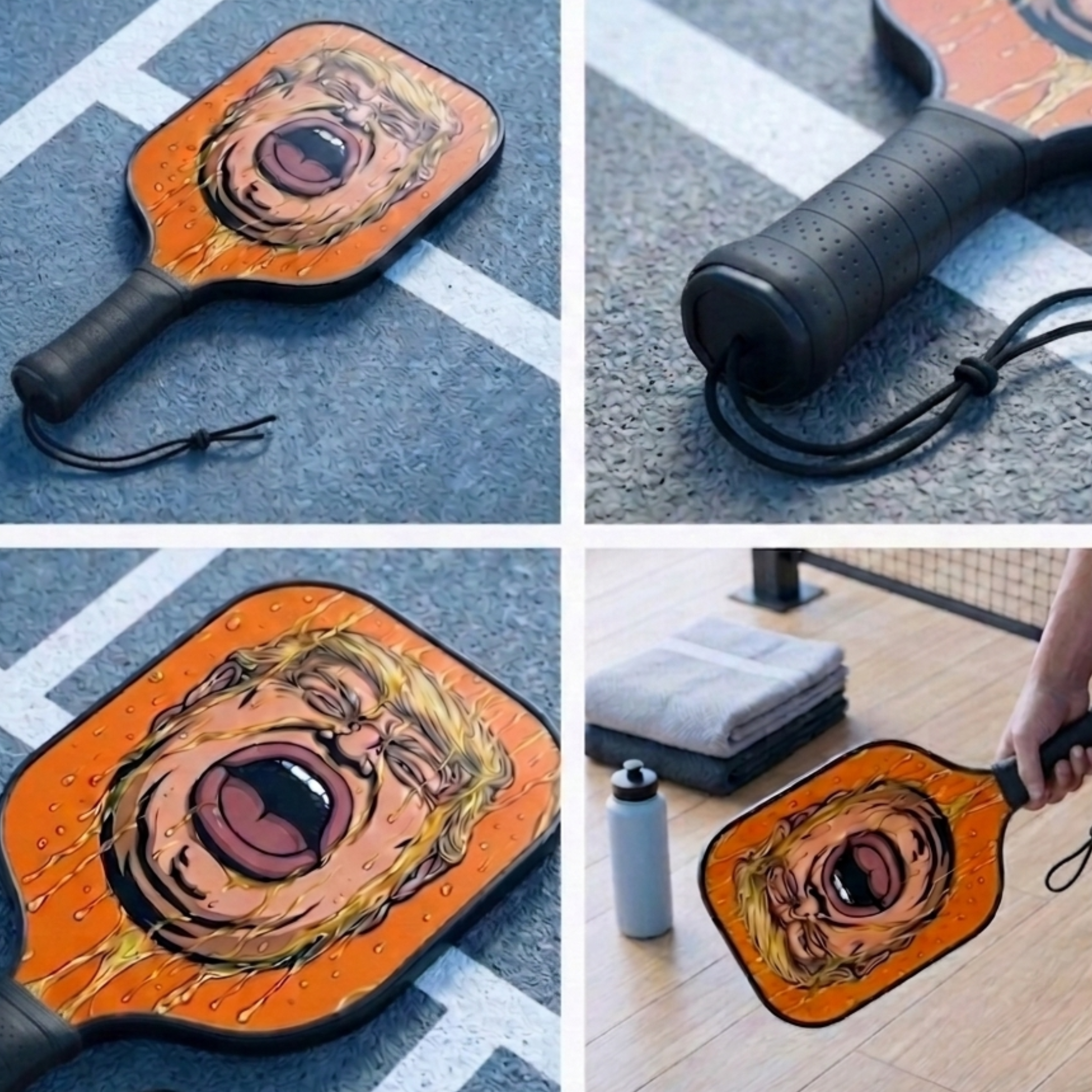 The Loudmouth - Basic Wood Honeycomb Paddle